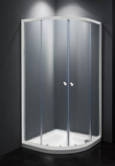 Obrázek z MULTI sprchový kout čtvrtkuh 90cm, R55, chinchilla, bílá SIKOMUS90CH0